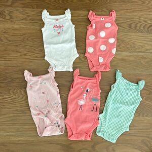NWOT carters tank top onesies NB